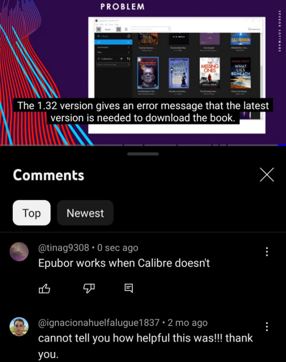 epubor works when calibre doesn't