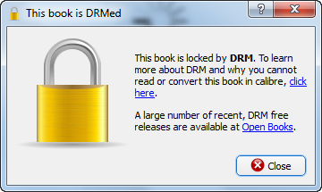 remove DRM from ADE - Adobe Reader aleart