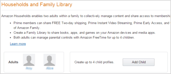 create family library share successfully