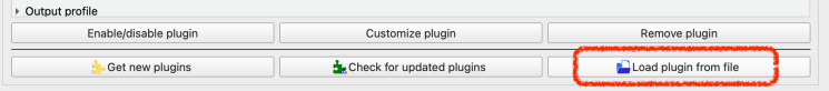load plugin files on mac